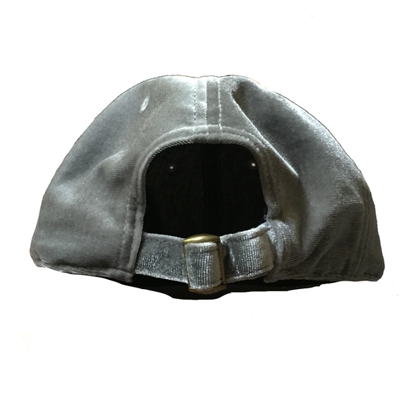 Velvet Gray Baseball Cap Hat - Picture 8 of 8